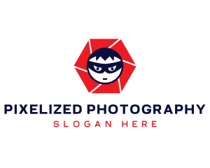 Camera Shutter Thief logo design