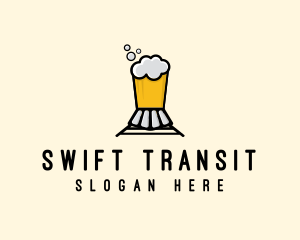 Beer Train Brewery logo design