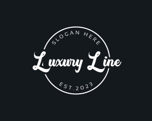 Retro Luxury Firm logo design