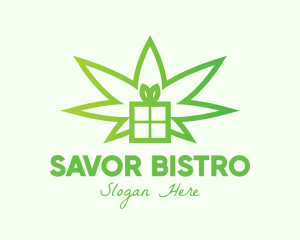 Green Cannabis Gift  logo