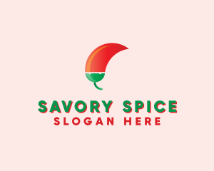 Spicy Chili Pepper logo design