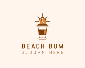 Breakfast Coffee Bean Cafe logo design