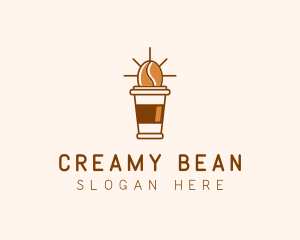 Breakfast Coffee Bean Cafe logo design