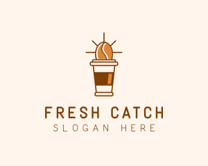 Breakfast Coffee Bean Cafe logo design