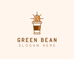 Breakfast Coffee Bean Cafe logo design