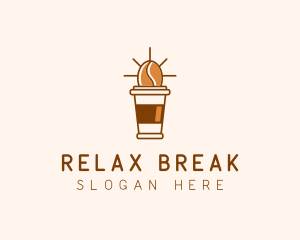 Breakfast Coffee Bean Cafe logo design