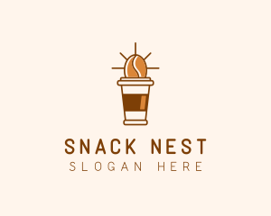 Breakfast Coffee Bean Cafe logo design