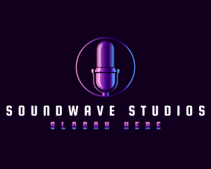 Microphone DJ Record logo
