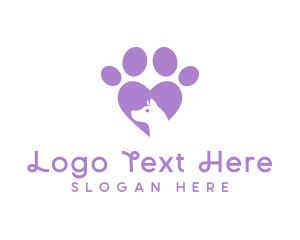 Paw Heart Dog logo