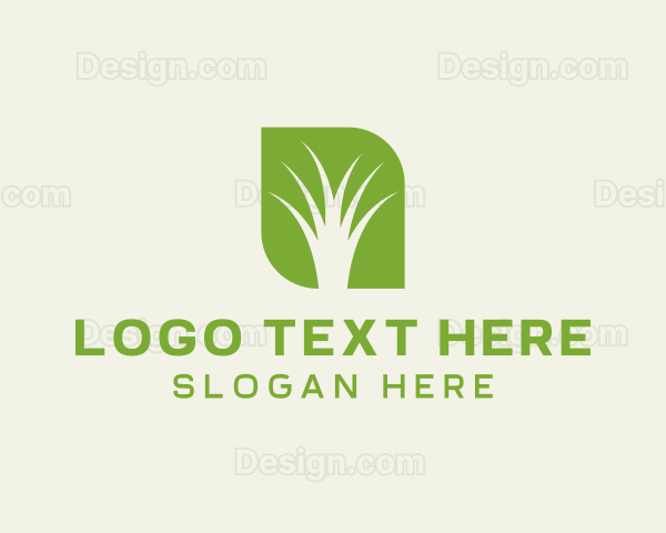 Organic Eco Grass Logo