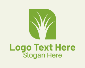 Organic Eco Grass Logo