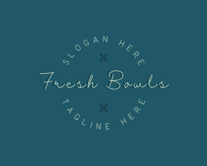 Cursive Handwritten Business logo design