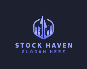 Stock Trading Arrow logo