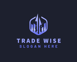 Stock Trading Arrow logo