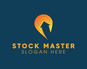 Stocks Arrow Business  logo design