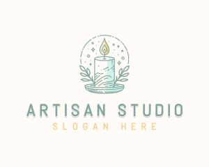 Scented Candlelight Candle logo design