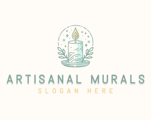 Scented Candlelight Candle logo design