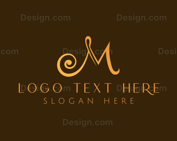 Elegant Fancy Letter M Logo