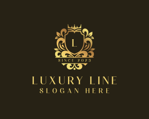 Royalty Luxury Shield logo design