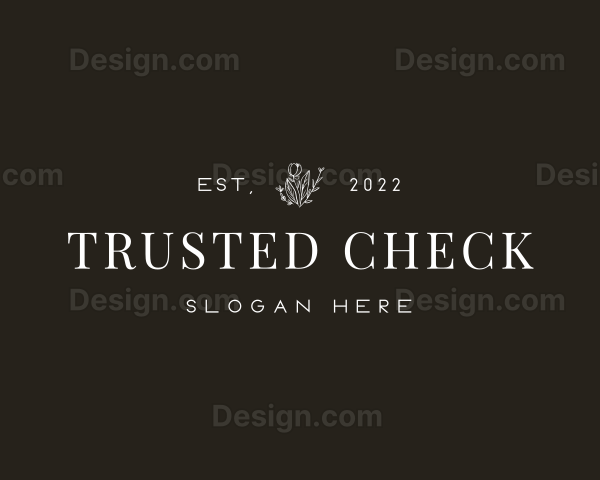 Luxury Brand Boutique Logo