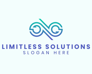 Infinity Accounting Loop logo design
