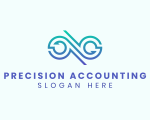 Infinity Accounting Loop logo design