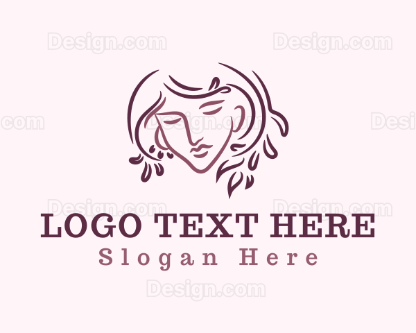 Woman Beauty Face Logo