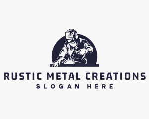 Welding Machinist Metalwork logo design