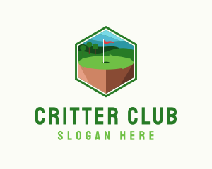 Modern Golf Course logo design