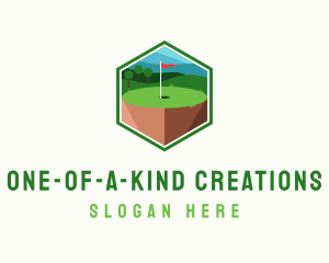 Modern Golf Course logo design