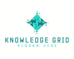 Tech Puzzle Pixel Technology logo