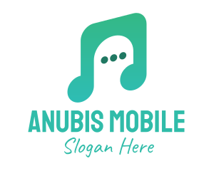 Music Chat App logo design