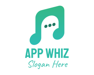 Music Chat App logo design