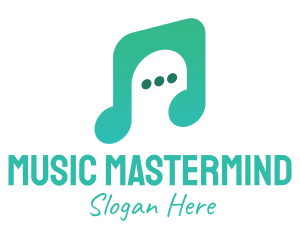 Music Chat App logo design