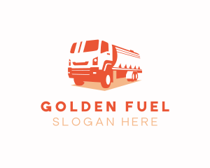 Oil Tank Truck Vehicle logo design