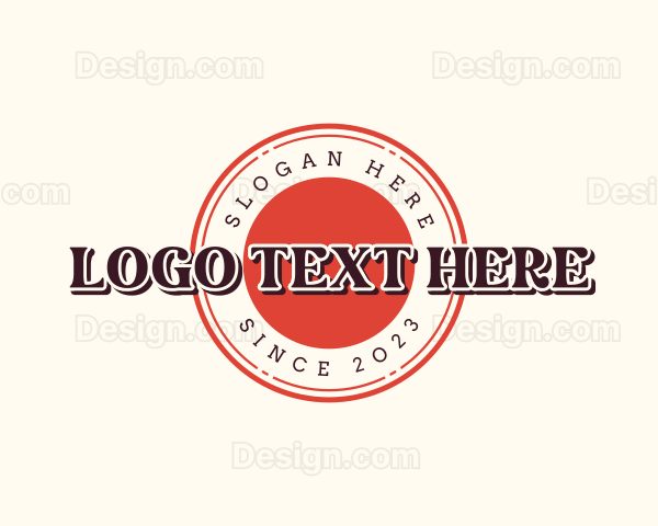 Retro Shop Business Logo