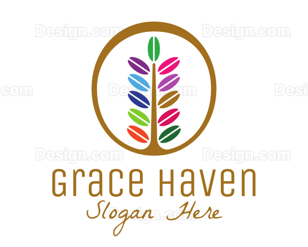 Bakery Macaroon Tree Logo