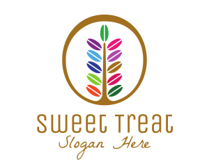 Bakery Macaroon Tree  logo design