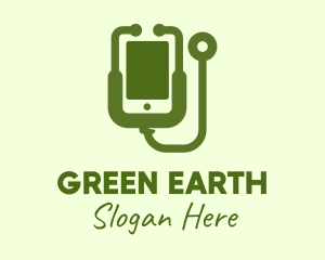 Green Mobile Healthcare logo design