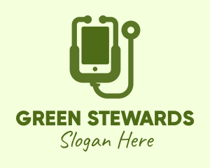 Green Mobile Healthcare logo design