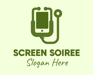 Green Mobile Healthcare logo design