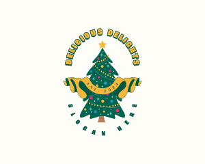 Christmas Tree Decoration Logo