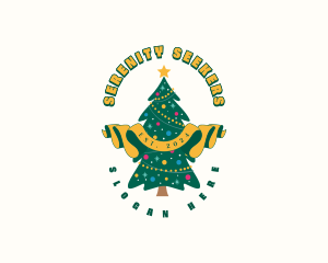 Christmas Holiday Decoration Logo