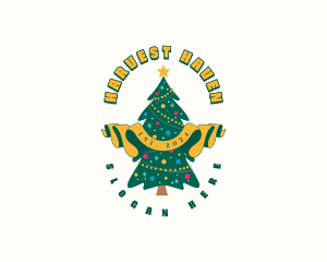 Christmas Tree Decoration logo design