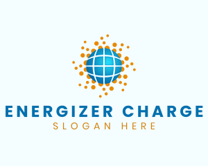 Global Solar Panel Energy logo design