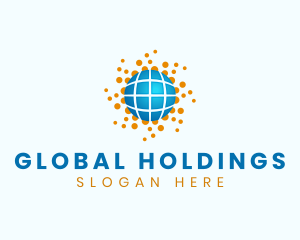 Global Solar Panel Energy logo design