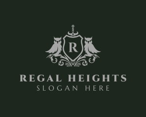 Regal Owl Crest logo design