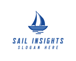 Nautical Sailing Boat logo