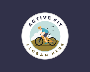 Sports Bike Cyclist logo design