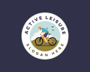 Sports Bike Cyclist logo design